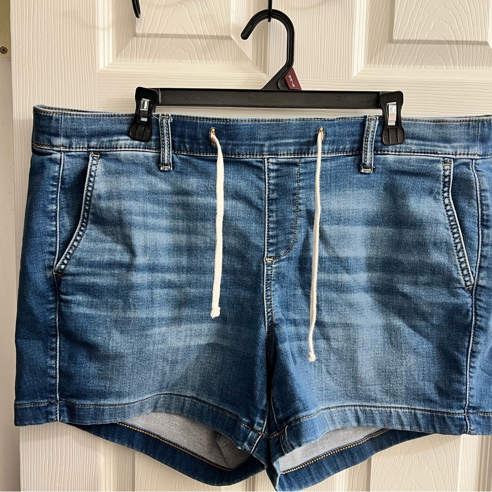torrid Blue Denim Pull-Tie Shorts